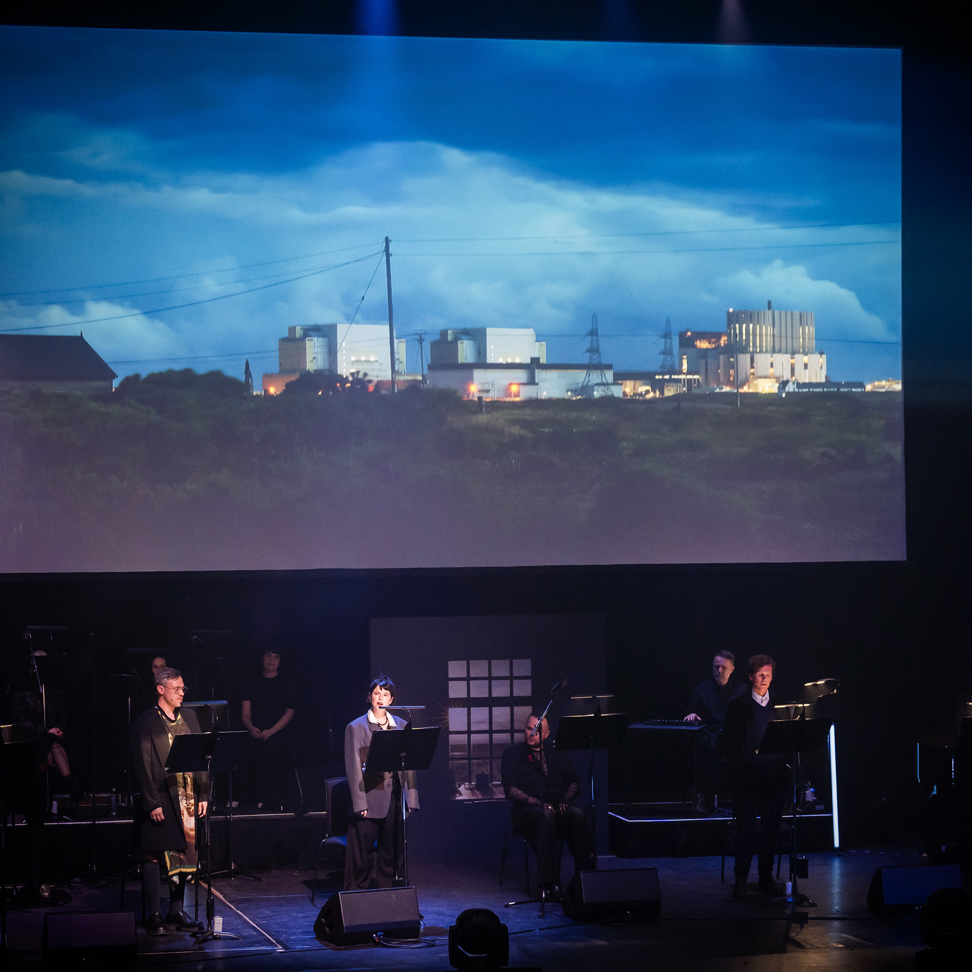 A scene from Derek Jarman:Modern Nature, The Prospect Cottage Diaries @ Barbican Hall. Directed by James Dacre. Adapted by Living Productions & Bold Tendencies.
(Opening 08-04-2025)
©Tristram Kenton 04-25
(3 Raveley Street, LONDON NW5 2HX TEL 0207 267 5550  Mob 07973 617 355)email: tristram@tristramkenton.com